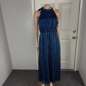 NEW Banana Republic Women's Dress Small Maxi tie Polyester Career Party QQ24